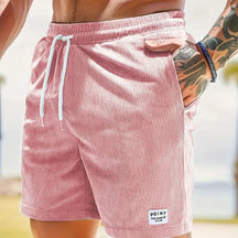 Shorts en Velours Côtelé Élastique - Confort et Style Intemporel
