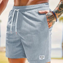 Shorts en Velours Côtelé Élastique - Confort et Style Intemporel