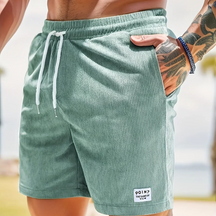 Shorts en Velours Côtelé Élastique - Confort et Style Intemporel
