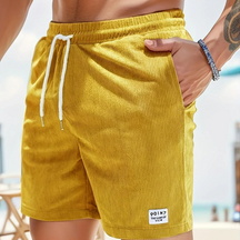 Shorts en Velours Côtelé Élastique - Confort et Style Intemporel