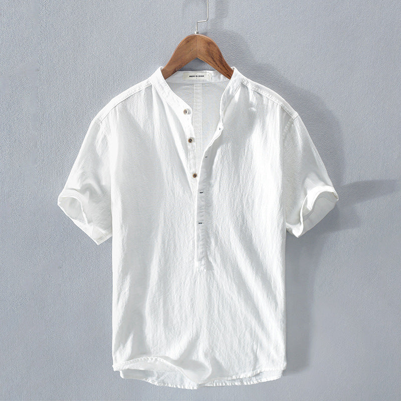 Chemise d'été légère en Lin - Confort et Élégance pour Jours Chauds