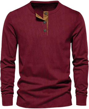 T-shirt à Manches Longues pour Hommes - Confort et Style pour Superposition