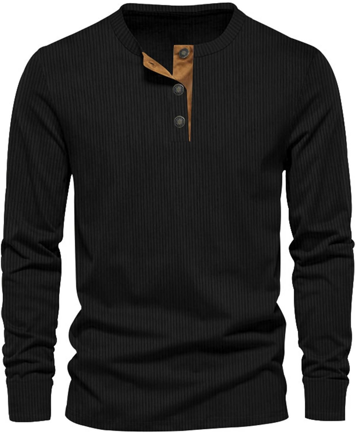 T-shirt à Manches Longues pour Hommes - Confort et Style pour Superposition