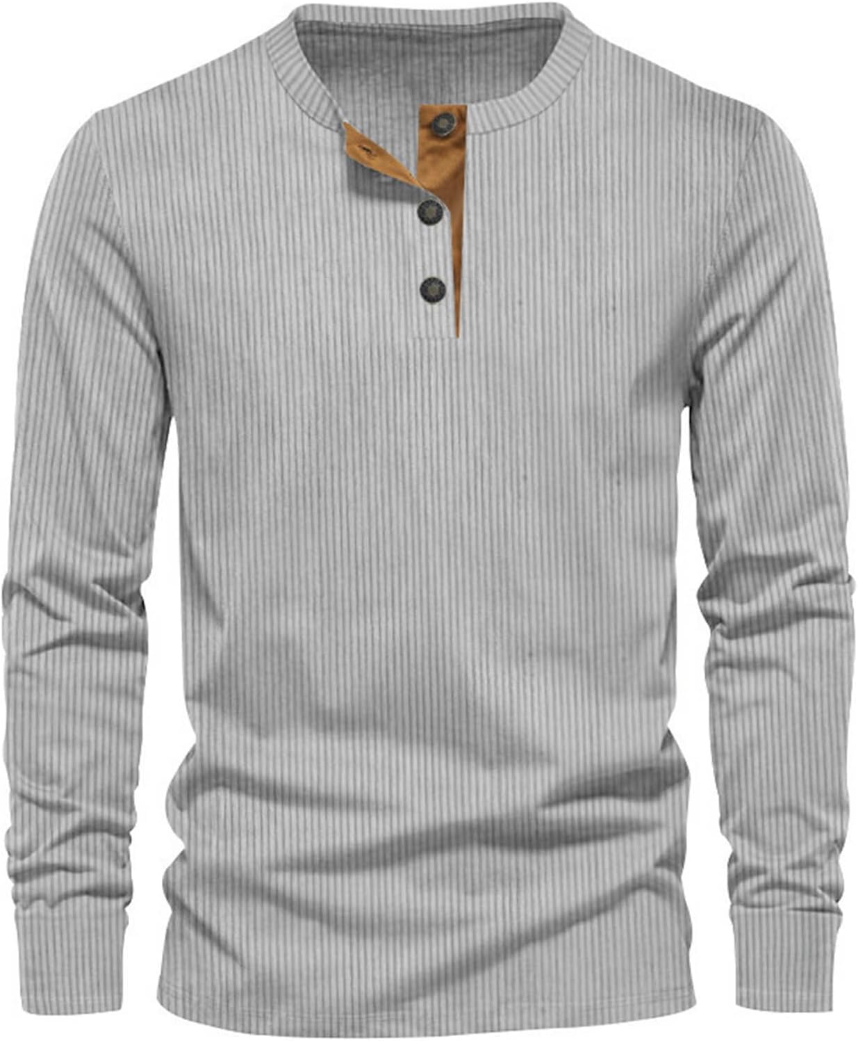 T-shirt à Manches Longues pour Hommes - Confort et Style pour Superposition