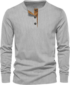 T-shirt à Manches Longues pour Hommes - Confort et Style pour Superposition