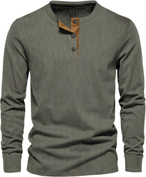 T-shirt à Manches Longues pour Hommes - Confort et Style pour Superposition