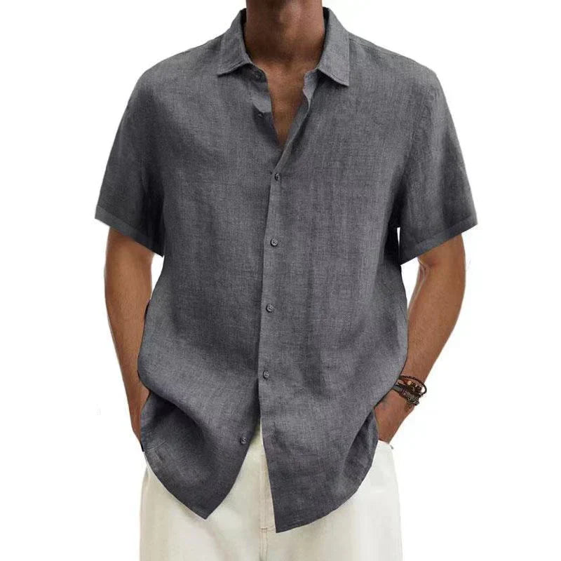 Chemise Décontractée Boutonnée - Polyvalente et Confortable au Quotidien