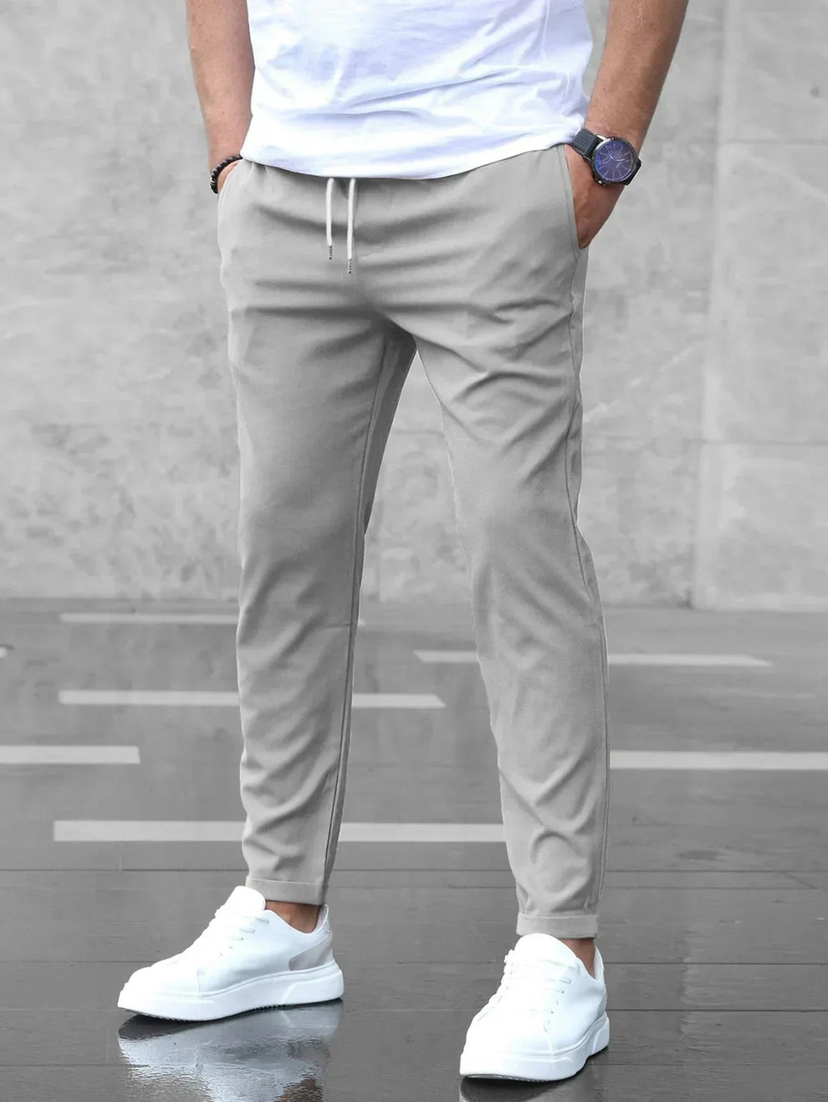 Pantalon Stretch Confortable pour Hommes - Élégance et Liberté de Mouvement
