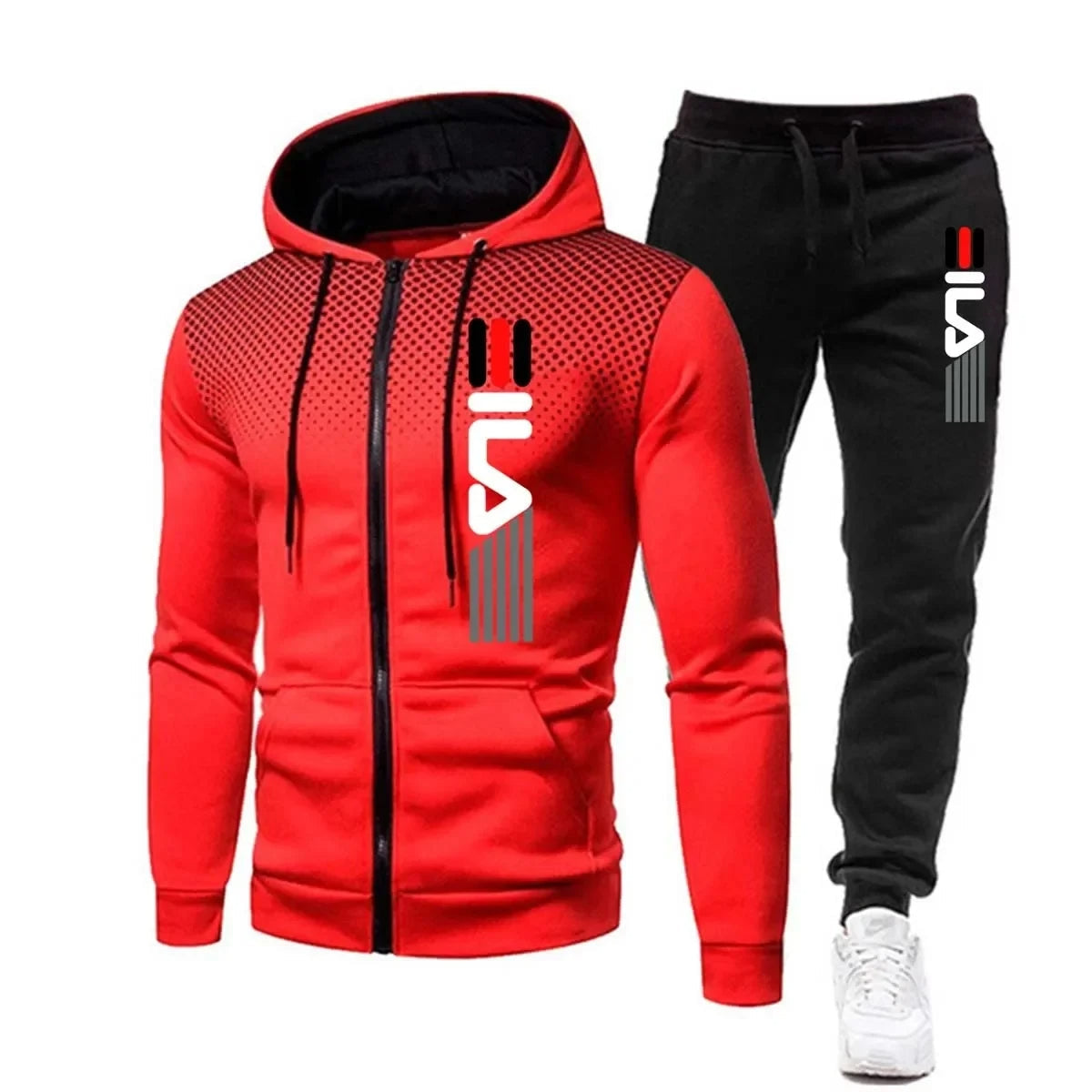 Ensemble de Survêtement Sportif pour Hommes - Confort et Style Moderne en Deux Pièces