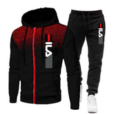 Ensemble de Survêtement Sportif pour Hommes - Confort et Style Moderne en Deux Pièces