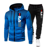 Ensemble de Survêtement Sportif pour Hommes - Confort et Style Moderne en Deux Pièces