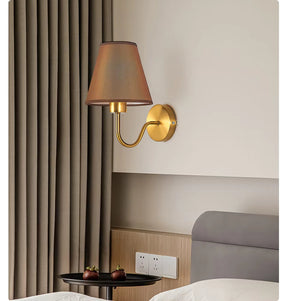 Applique Murale en Tissu Américain - Design Élégant et Économie d'Énergie