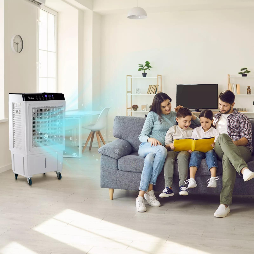 Refroidisseur d'air Évaporation Portable - Confort Rafraîchissant et Pratique