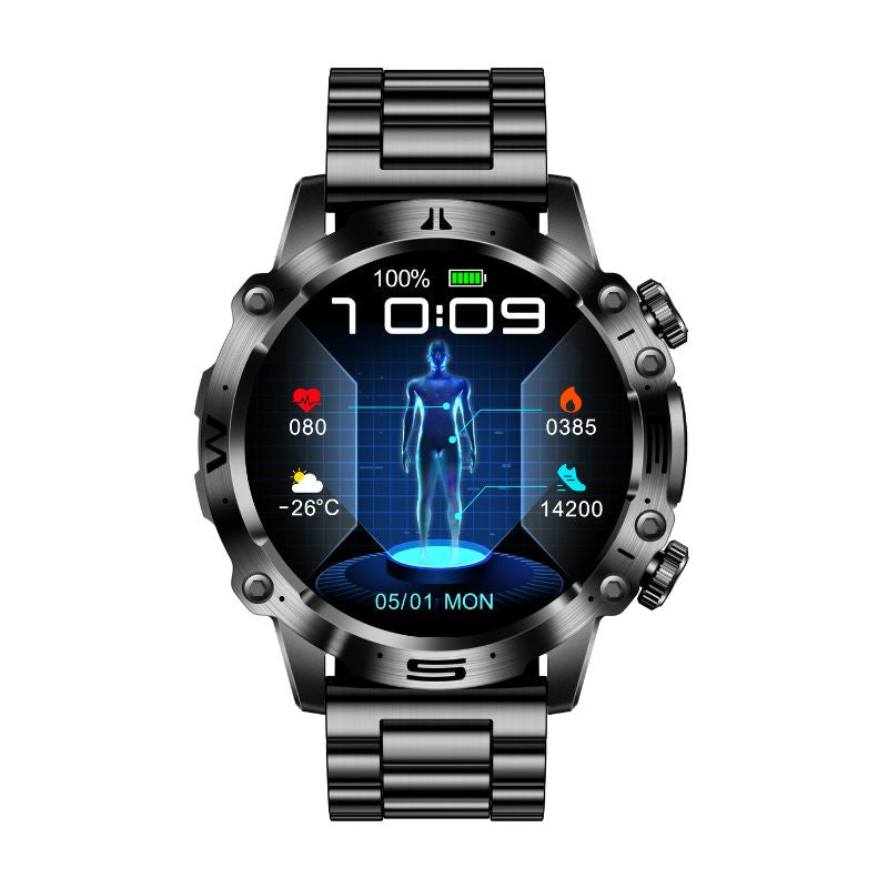 Montre Connectée de Sport - Suivi Santé Avancé et Appels Bluetooth