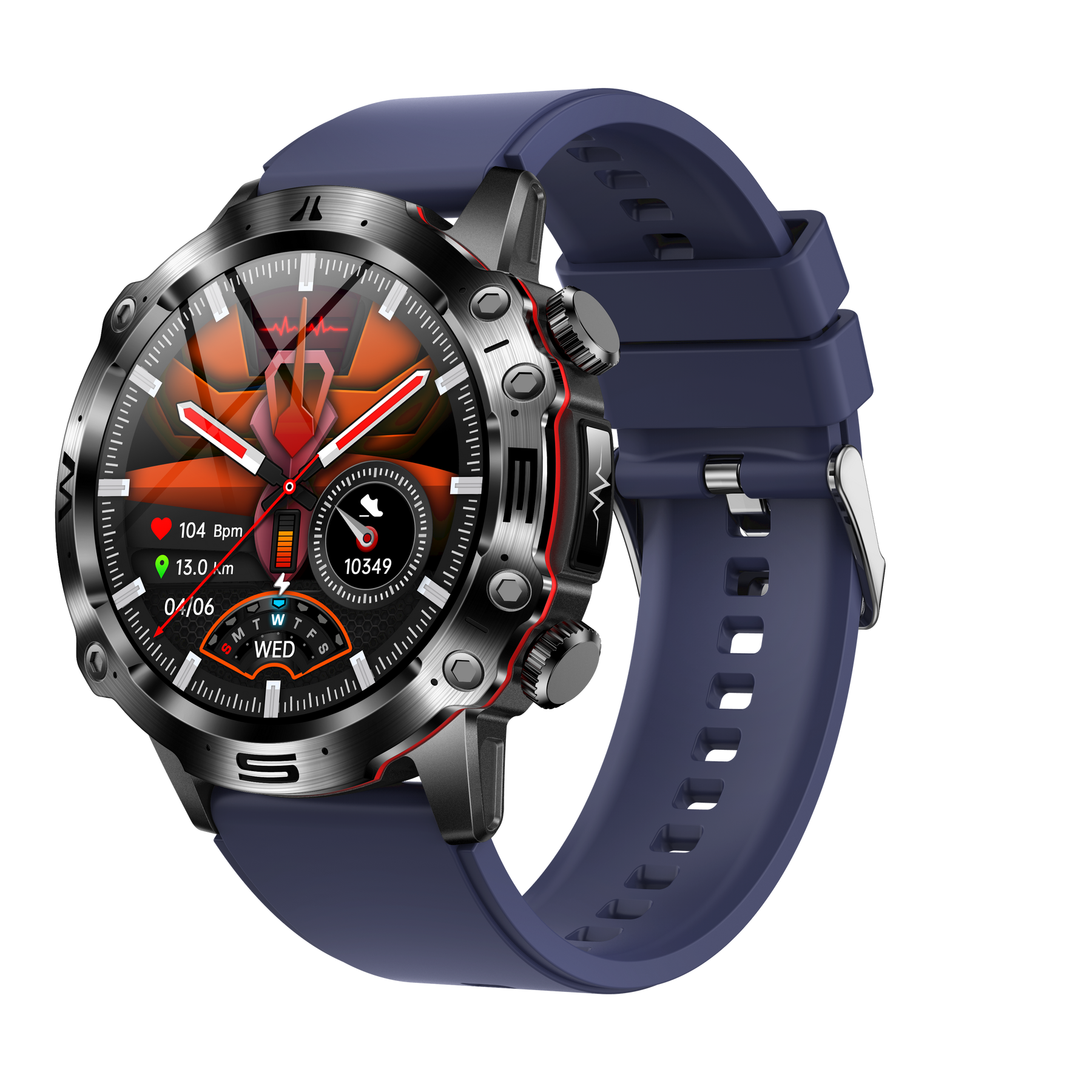 Montre Connectée de Sport - Suivi Santé Avancé et Appels Bluetooth
