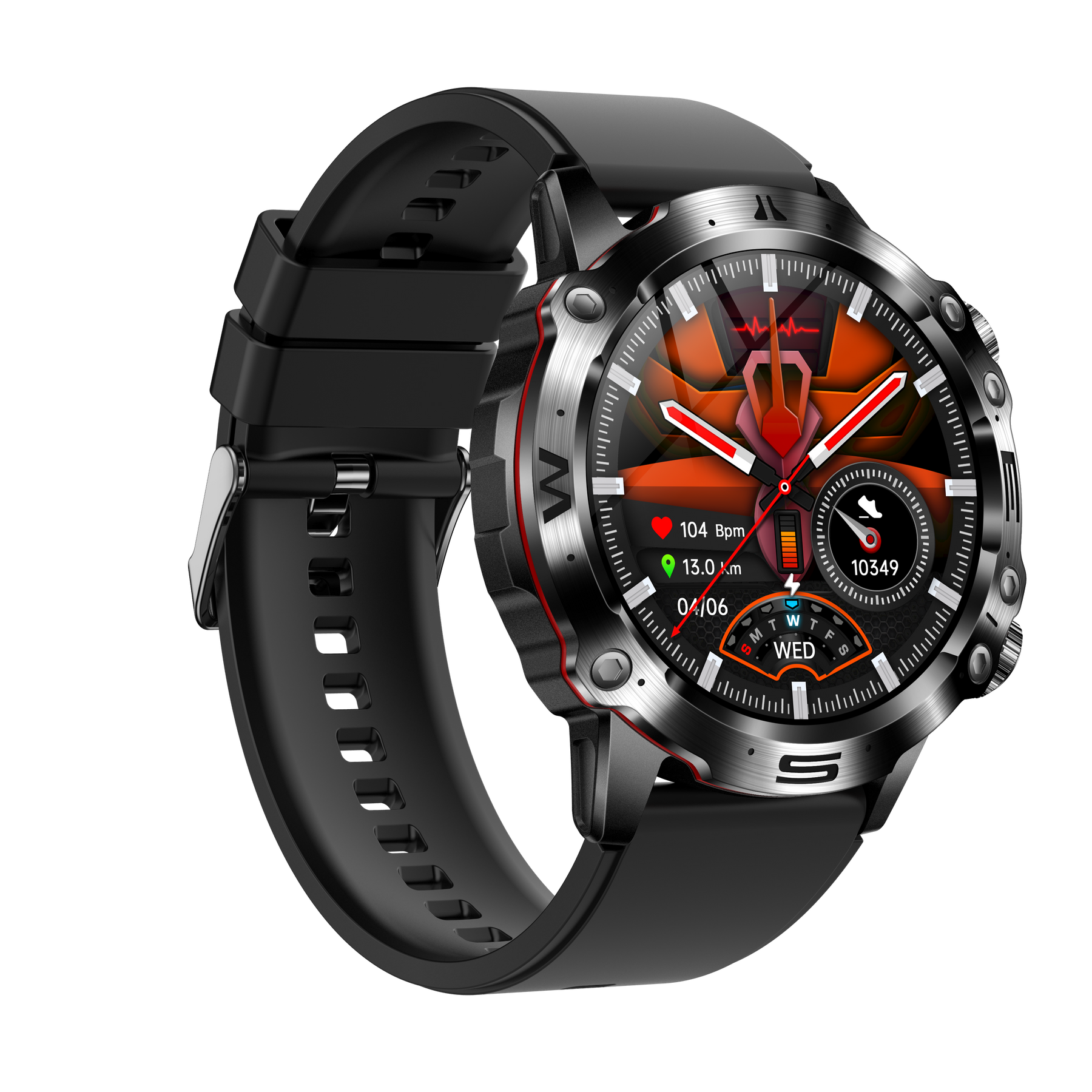 Montre Connectée de Sport - Suivi Santé Avancé et Appels Bluetooth