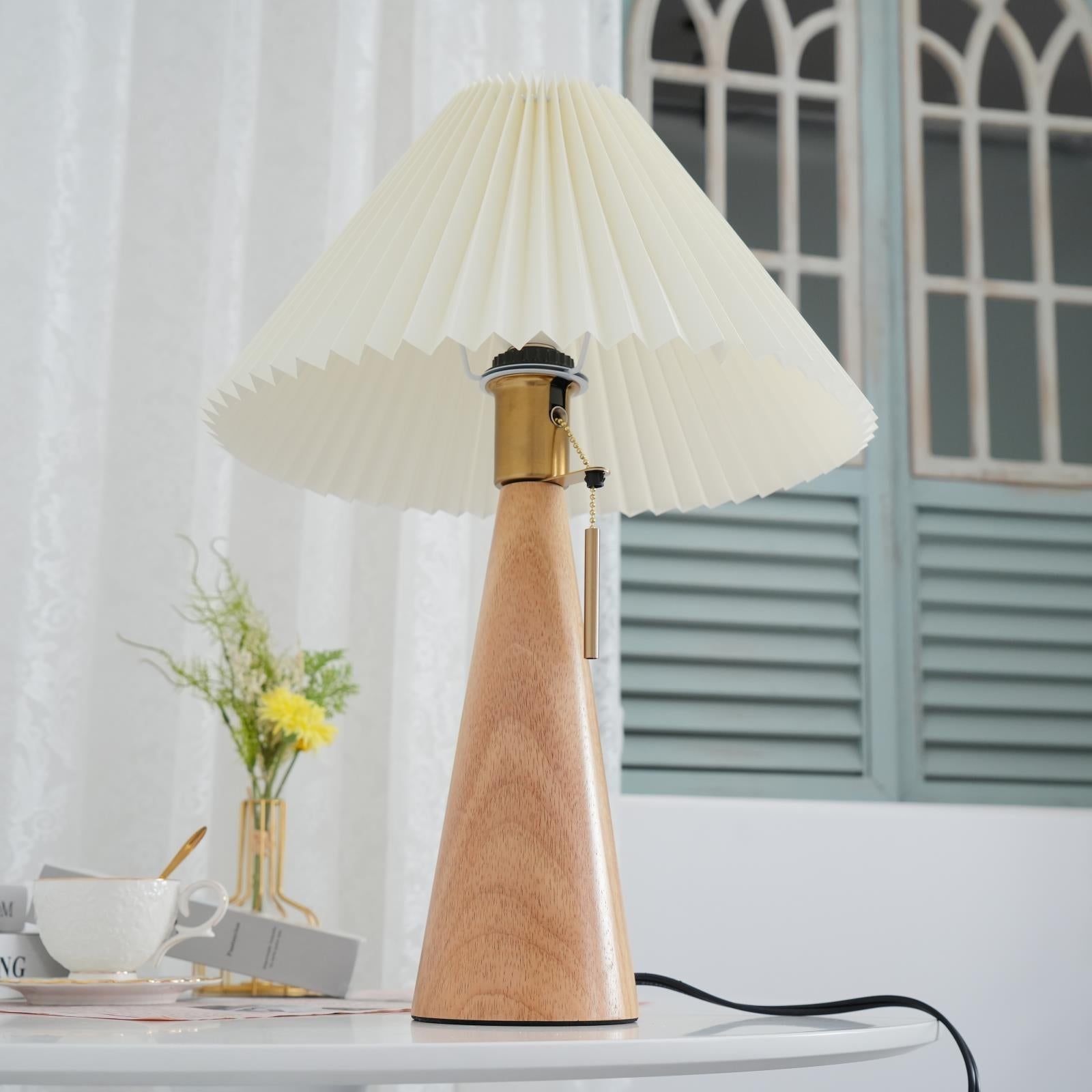 Lampe de Table en Bois et Métal - Élégance Intemporelle pour Votre Intérieur