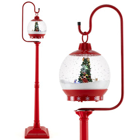 Lanterne de Noël Décorative 68 Pouces - Animée par le Son avec Scène Magique