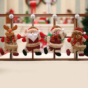 Boules de Décoration de Noël - Ensemble de 4 Ornements Brillants