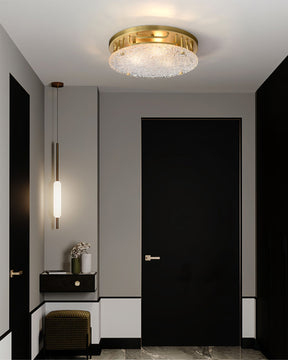 Lampe de Plafond Élégante en Verre - Design Intemporel et Atmosphère Cosy