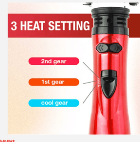 Brosse à Air Chaud Rotative - Séchage Rapide et Fini Brillant