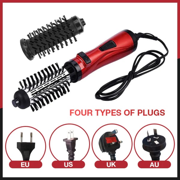 Brosse à Air Chaud Rotative - Séchage Rapide et Fini Brillant