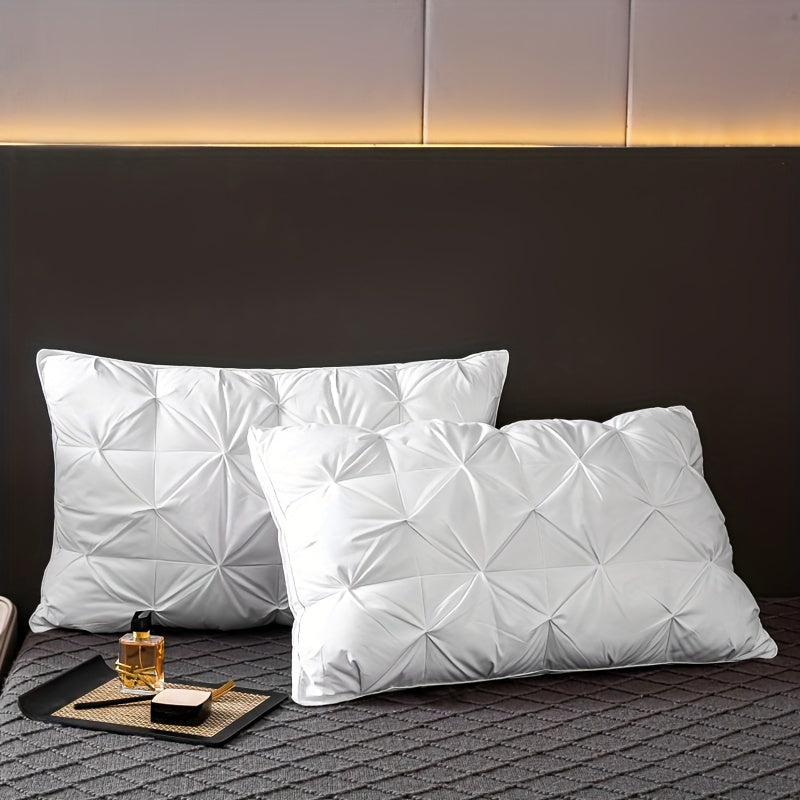 Oreiller Ergonomique en Polyester - Soutien Doux pour un Sommeil Réparateur