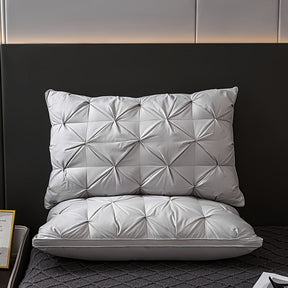 Oreiller Ergonomique en Polyester - Soutien Doux pour un Sommeil Réparateur