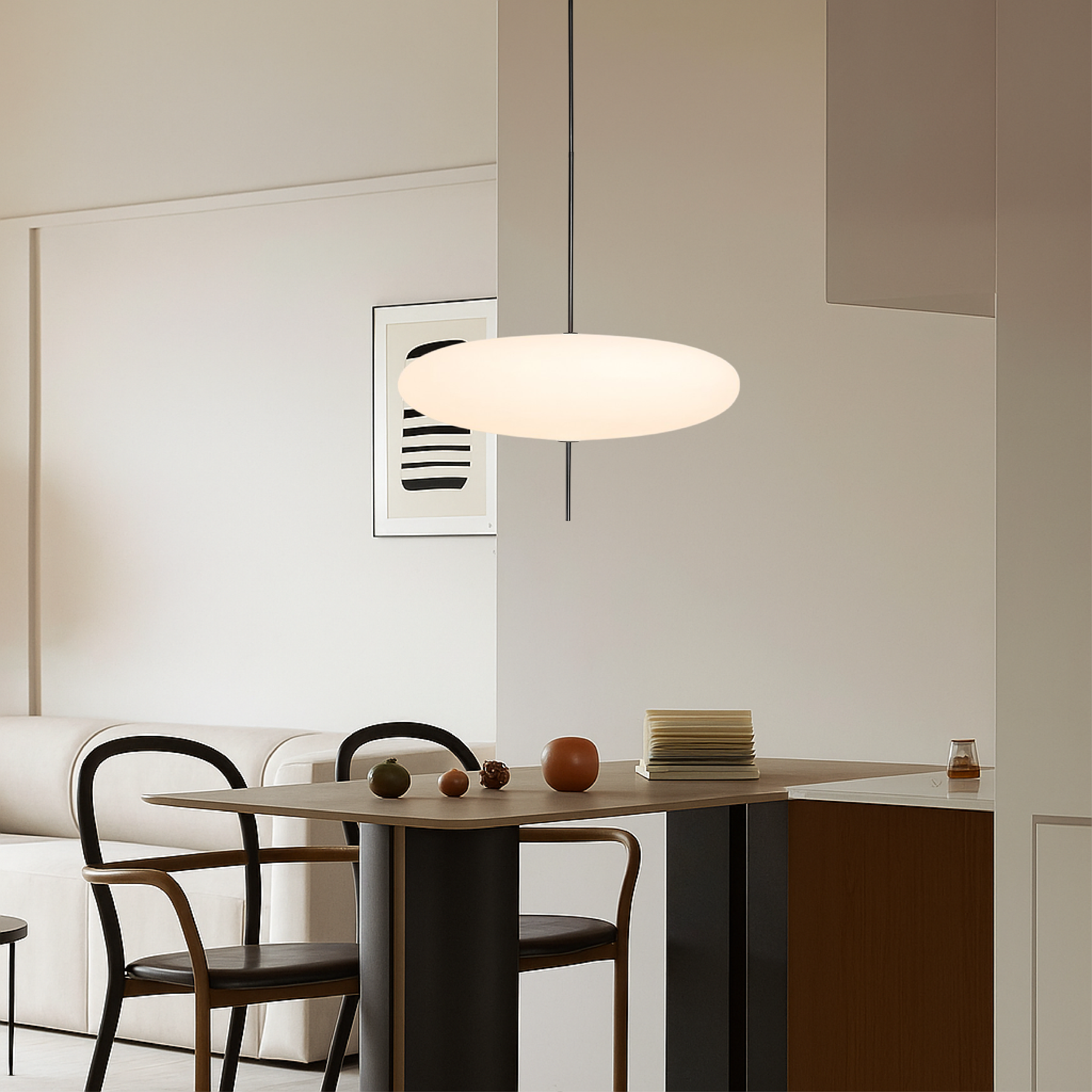 Lampe Suspendue Bauhaus Danoise - Élégance Moderne et Atmosphère Chaleureuse