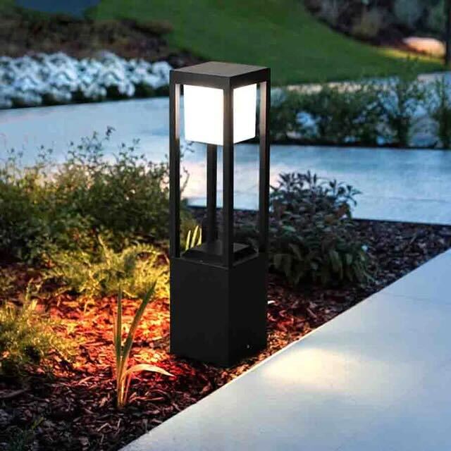 Lampe Solaire d'Extérieur 60cm - Éclairage LED Blanc Chaud et Écologique