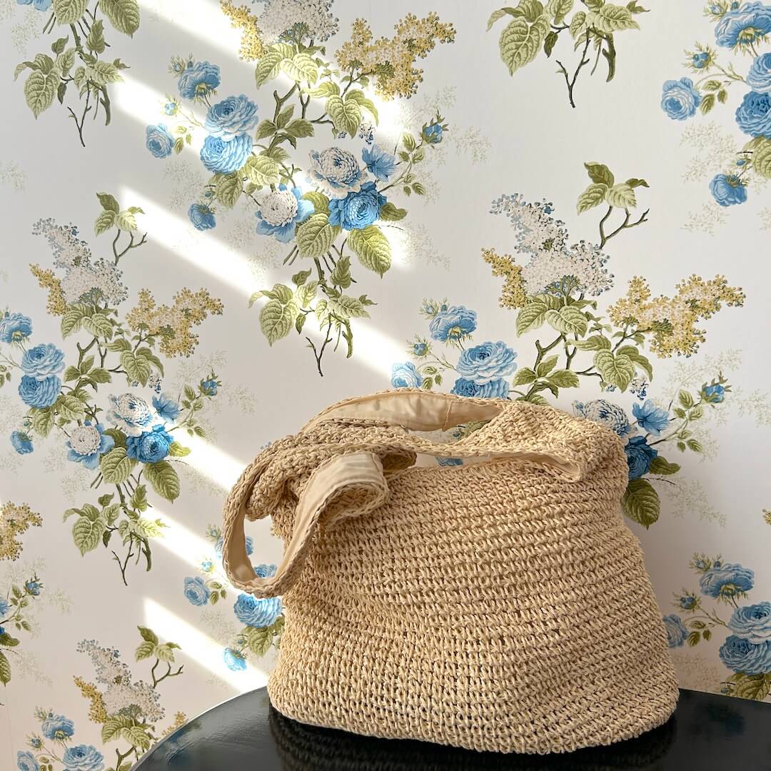 Sac de Plage en Paille Bohème - Rangement Spacieux et Élégant