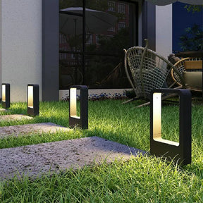 Lampadaire Aluminium Contemporain - Éclairage Élégant et Durable