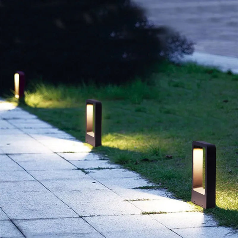 Lampadaire Aluminium Contemporain - Éclairage Élégant et Durable