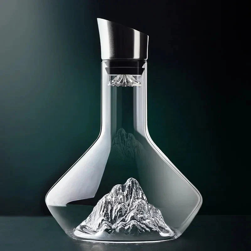 Carafe à Vin en Cristal - Artisanale 1500ml et Élégante