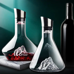 Carafe à Vin en Cristal - Artisanale 1500ml et Élégante
