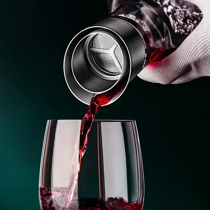 Carafe à Vin en Cristal - Artisanale 1500ml et Élégante