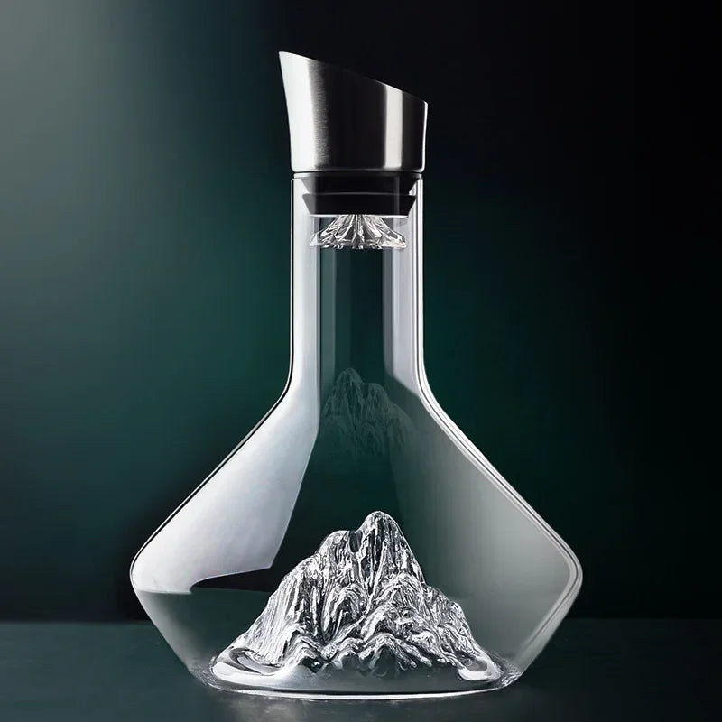 Carafe à Vin en Cristal - Artisanale 1500ml et Élégante