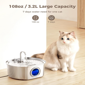 Fontaine à Eau en Acier Inoxydable - Design Élégant et Résistant aux Intempéries