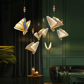 Lampe Pendante Papillon Design - Éclairez Votre Intérieur avec Élégance