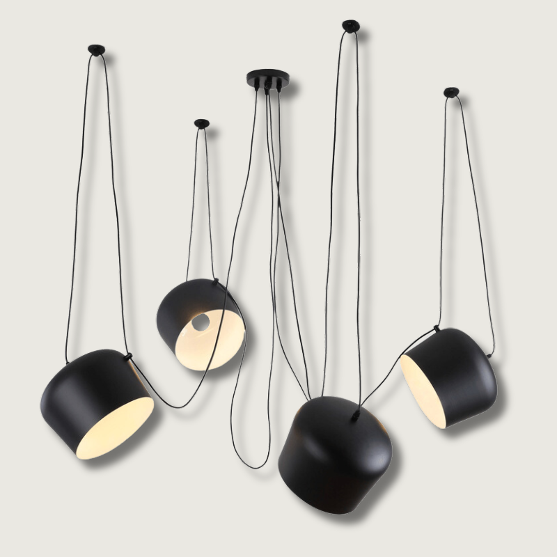 Pendentif Luminaire Moderne en Aluminium - Design Élégant et Multifonctionnel