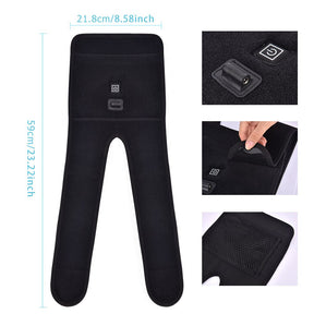 Tapis de Genou Chauffant Électrique - Soulagement de Douleur et Massage Vibration