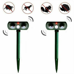 Répulsif Ultrasonique pour Animaux - Technologie Solaire et Respectueuse de l'Environnement