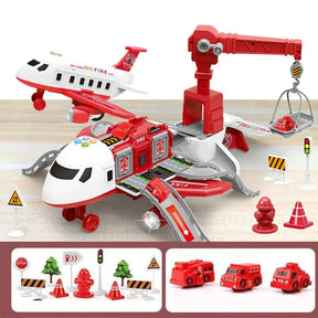 Avion Jouet Interactif pour Enfants - Accessoires Inclus et Design Durable