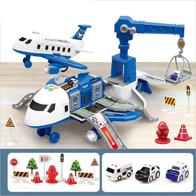 Avion Jouet Interactif pour Enfants - Accessoires Inclus et Design Durable