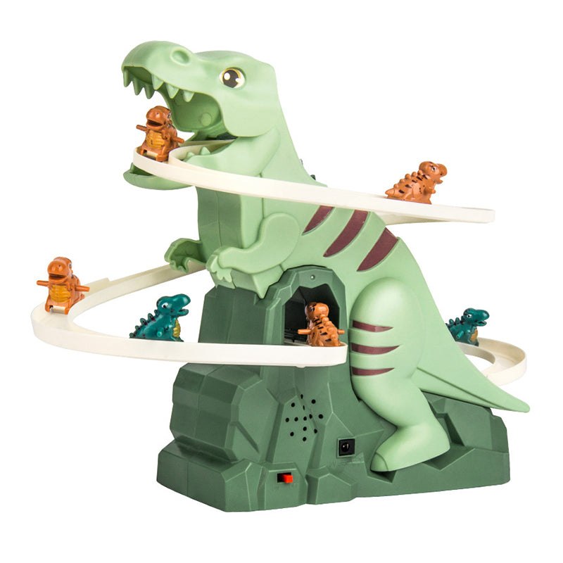 Piste de Course Dinosaure Interactive - Voitures Grimpantes et Éclairage LED