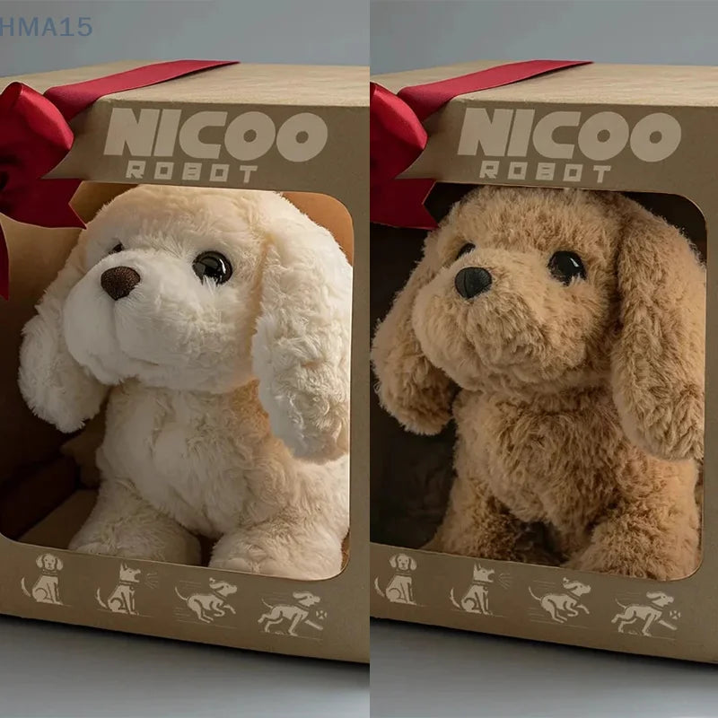 Chiot Robot Interactif pour Enfants - Actions et Sons Réalistes Alimentés par IA