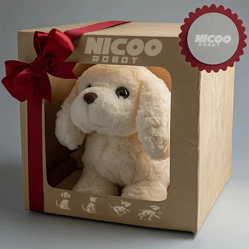Chiot Robot Interactif pour Enfants - Actions et Sons Réalistes Alimentés par IA
