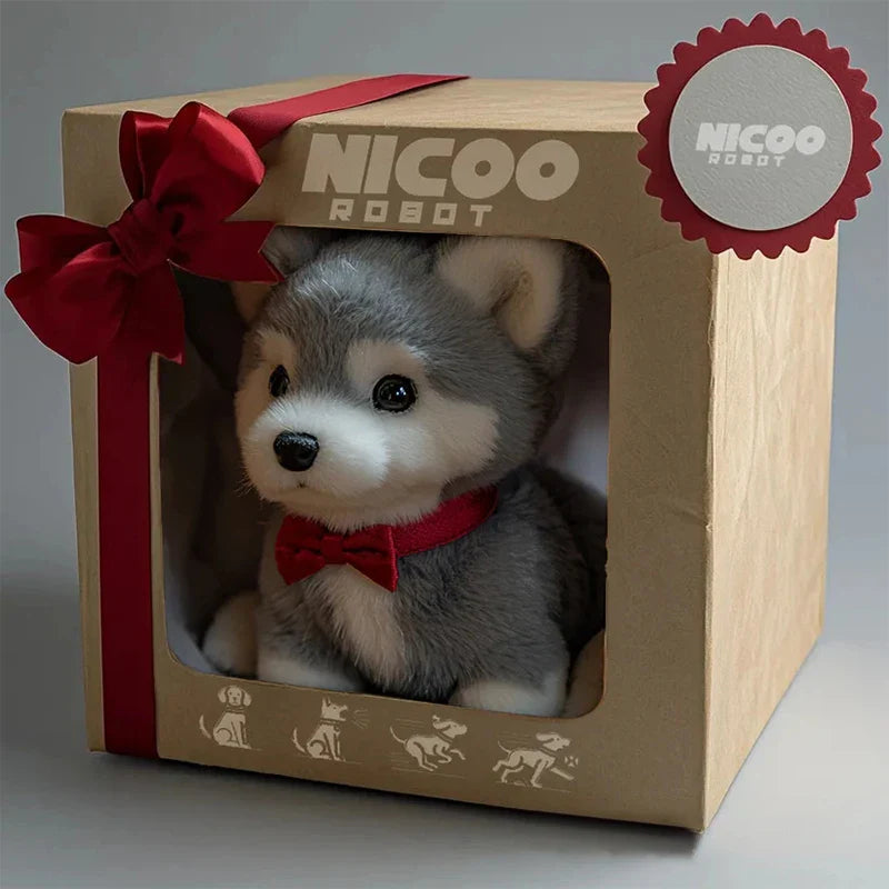Chiot Robot Interactif pour Enfants - Actions et Sons Réalistes Alimentés par IA