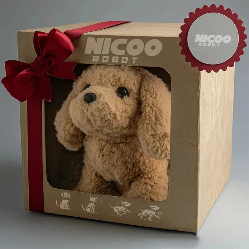 Chiot Robot Interactif pour Enfants - Actions et Sons Réalistes Alimentés par IA