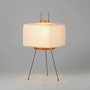 Lampe en Papier de Riz Japandi - Éclairage Ambiant et Style Wabi-Sabi